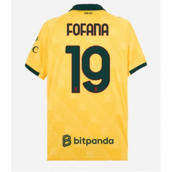 AC Milan Youssouf Fofana #19 Maglia Gara Terza Repliche 2025-26 Maniche Corte